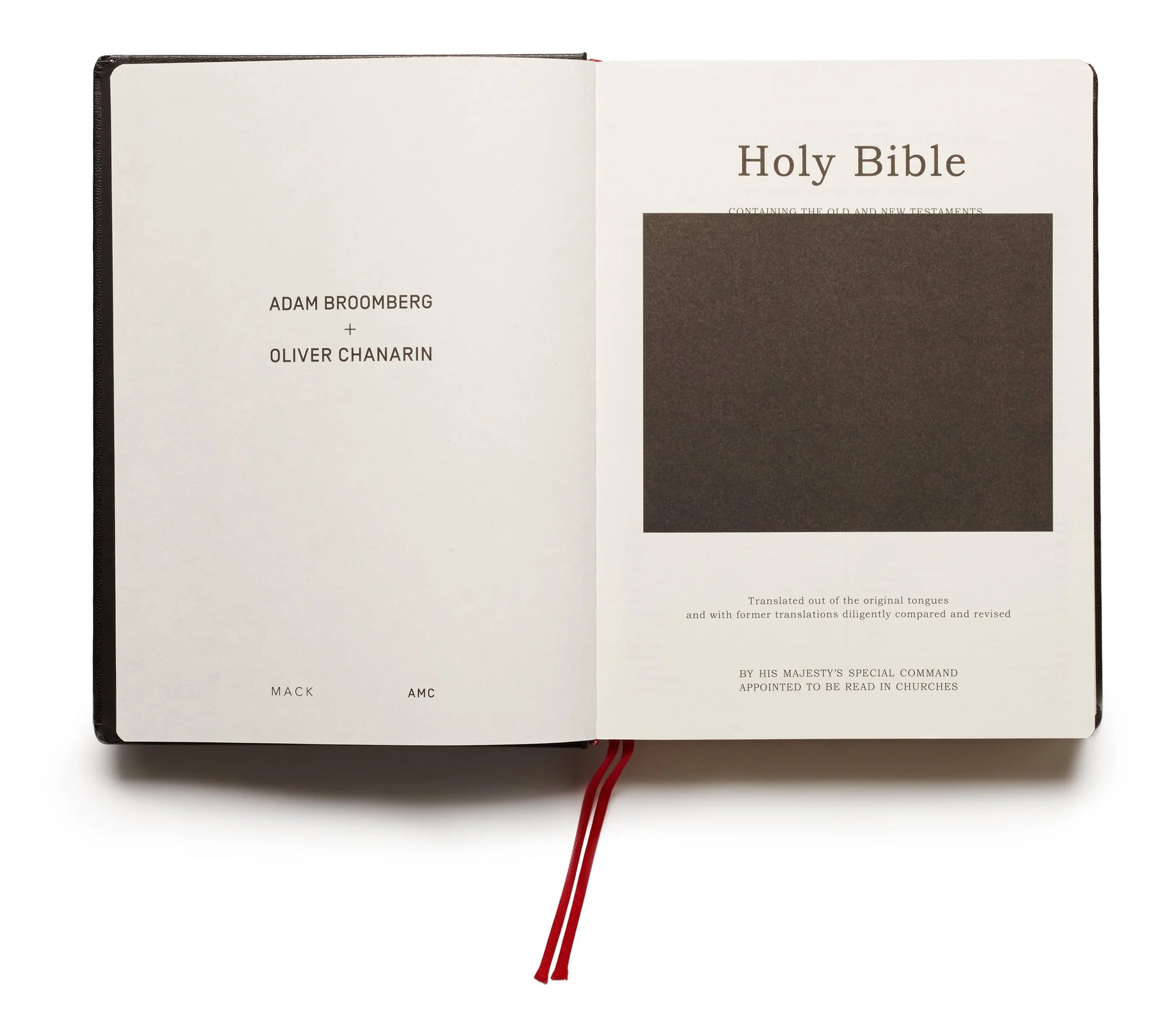 Adam Broomberg & Oliver Chanarin — Holy Bible