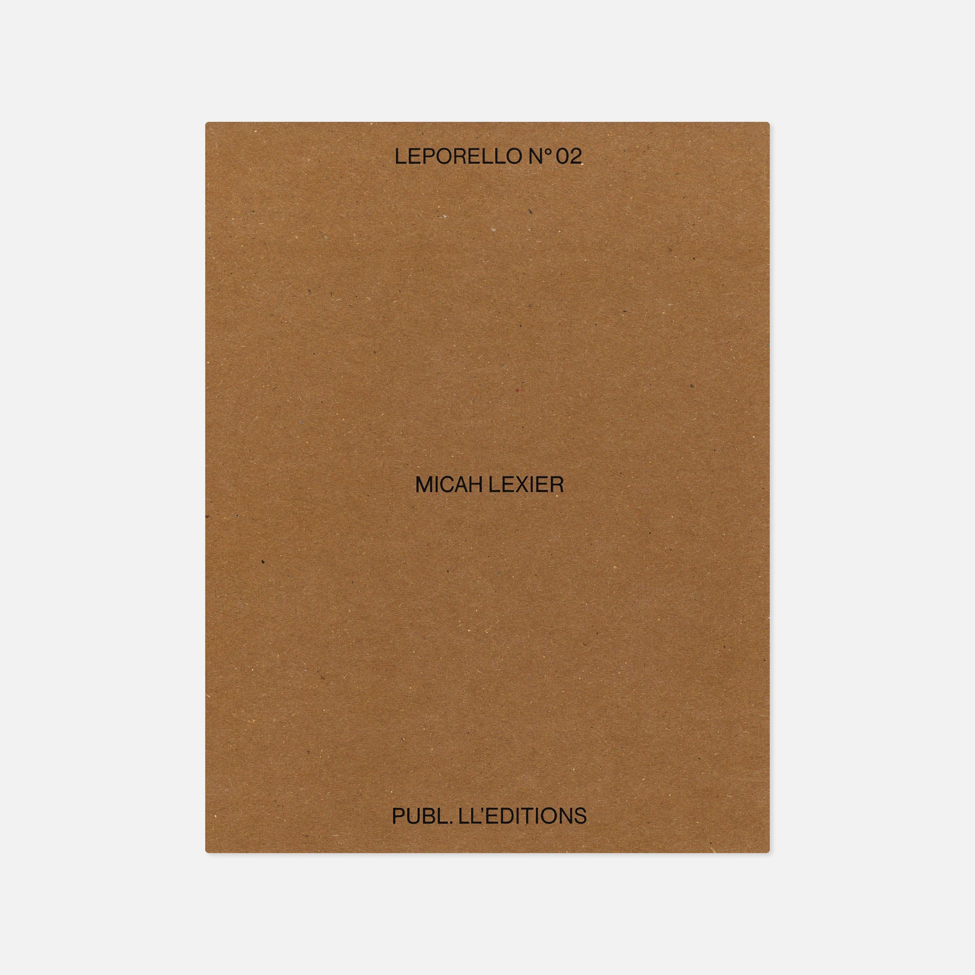 Micah Lexier — Leporello N° 02