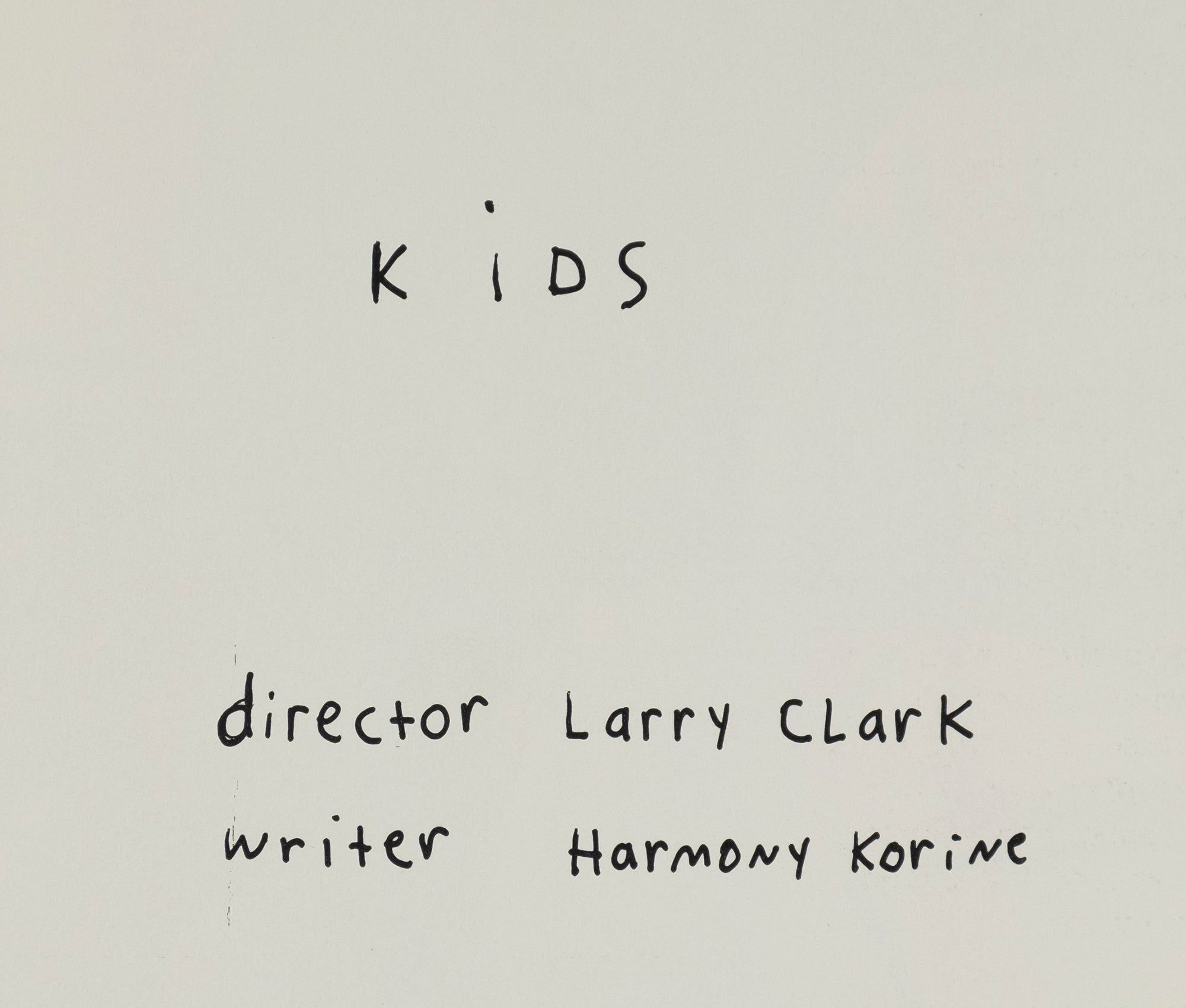 Larry Clark — Kids